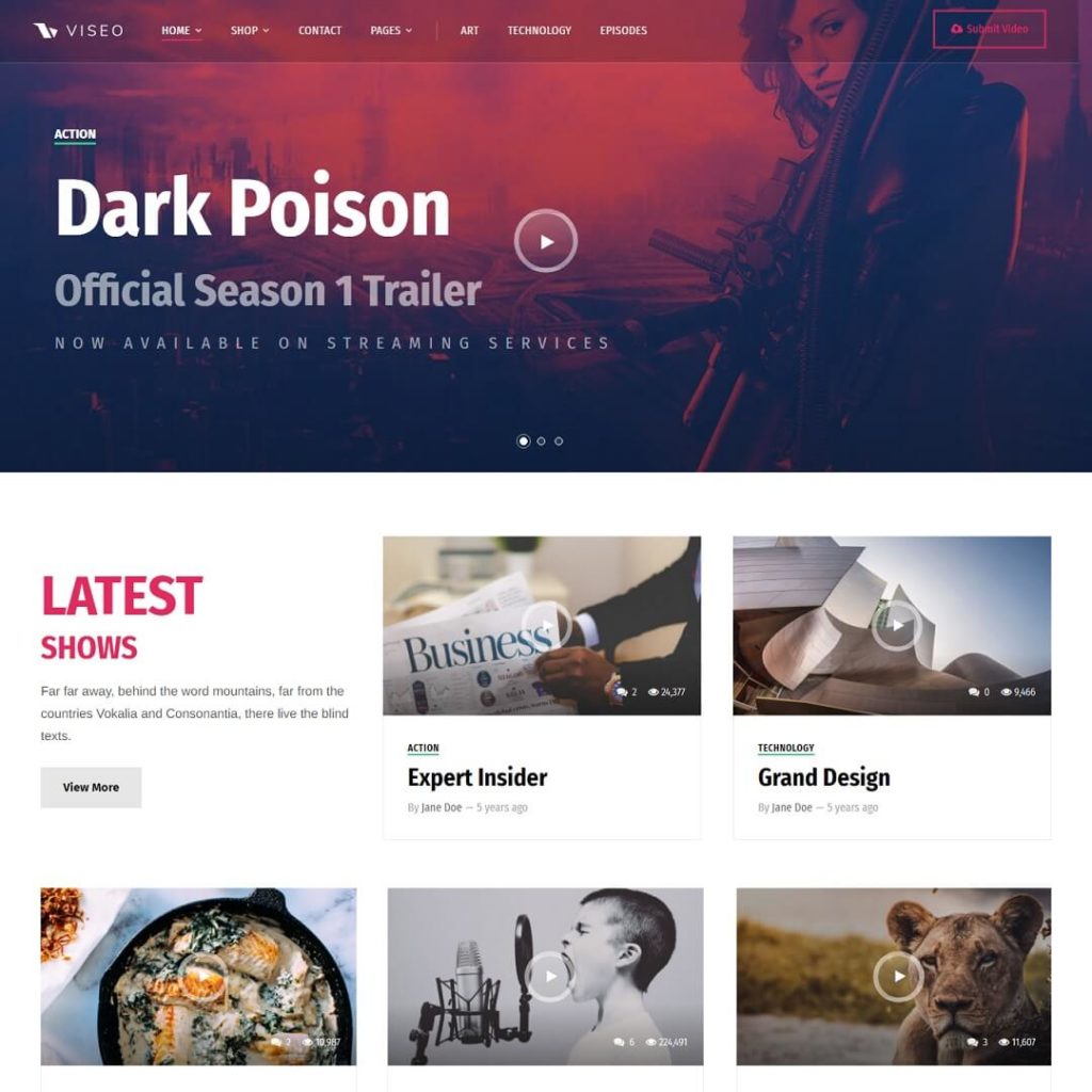 Viseo - Perfect WordPress Video Theme