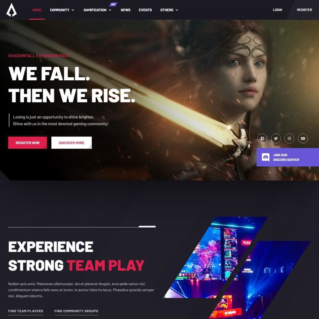 Armadon - BuddyPress WordPress Community Themes