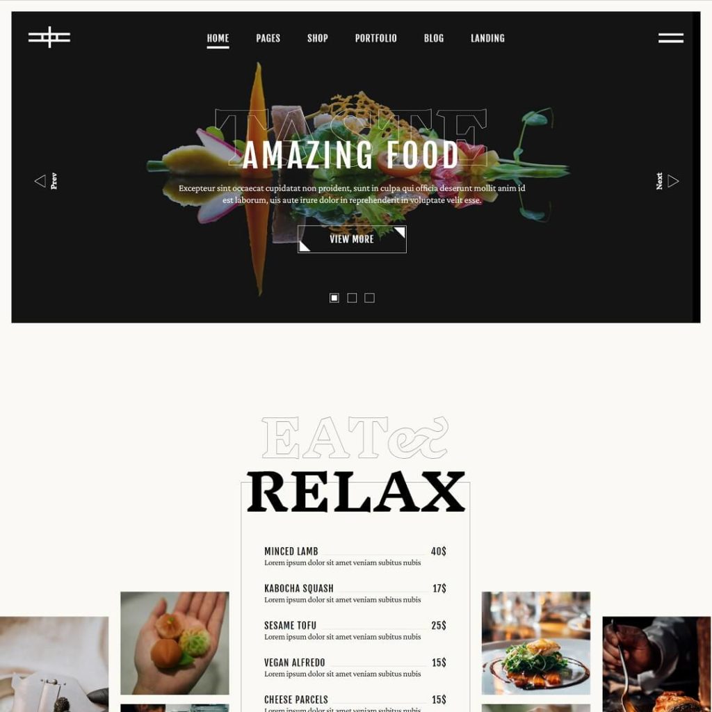 Asparagus - Cafe and WordPress Restaurant Theme