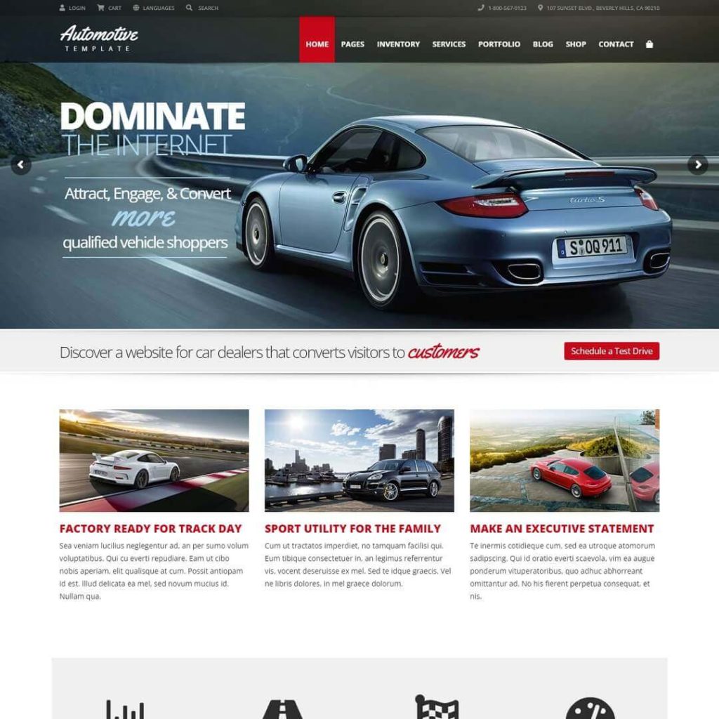 Automotive - Car Dealership WordPress Themes