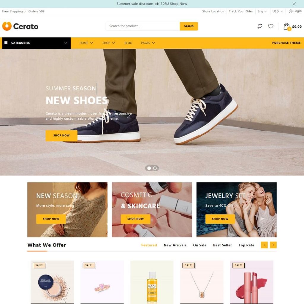 Cerato - WooCommerce WordPress theme