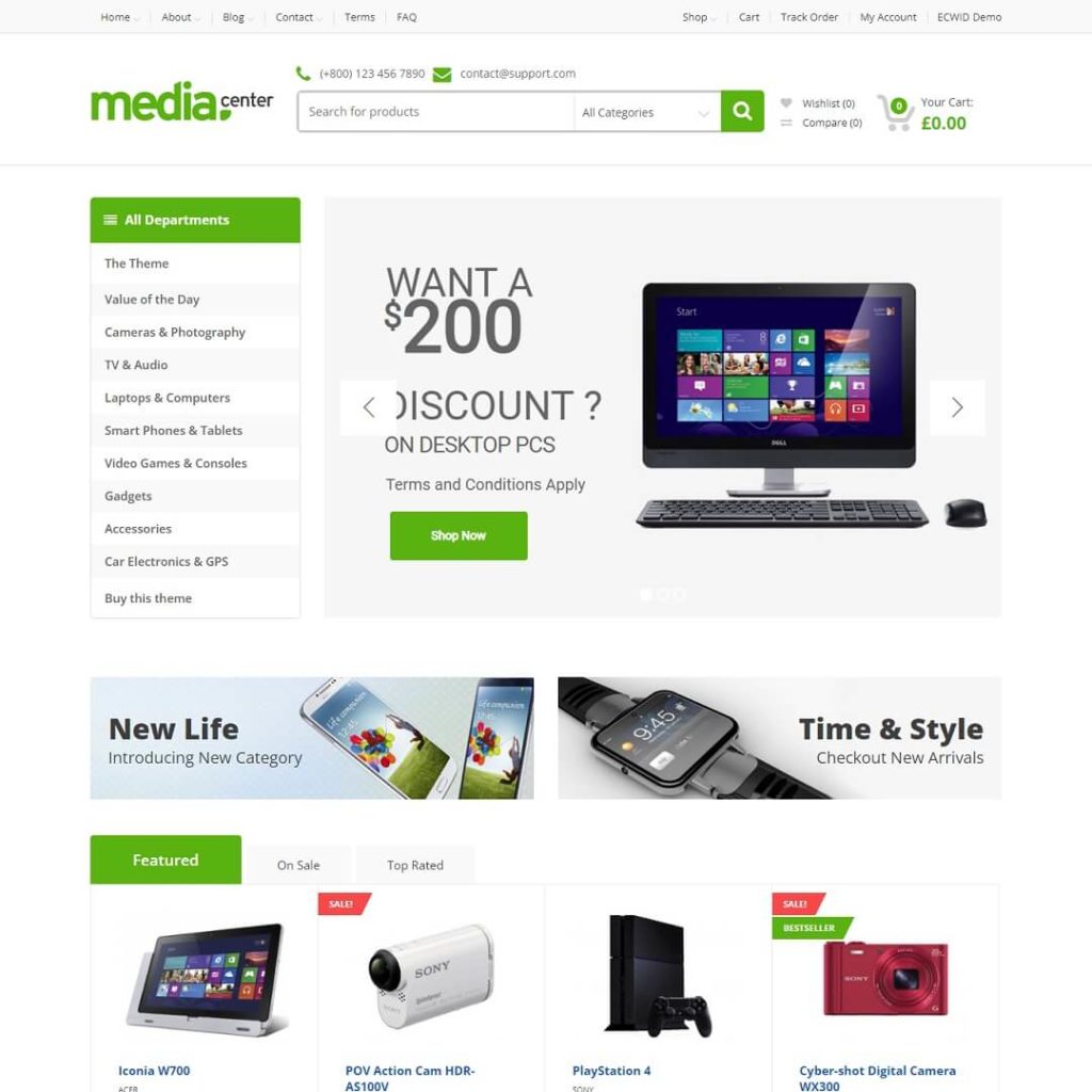 MediaCenter - WooCommerce WordPress theme