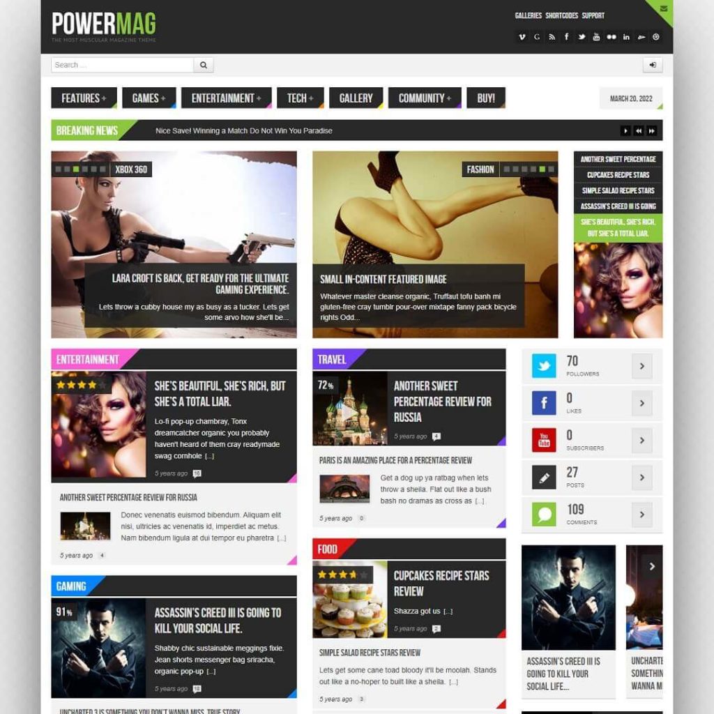 PowerMag - BuddyPress WordPress Community Themes