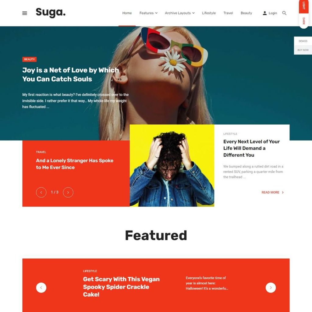 Suga - News and Magazine WordPress Theme