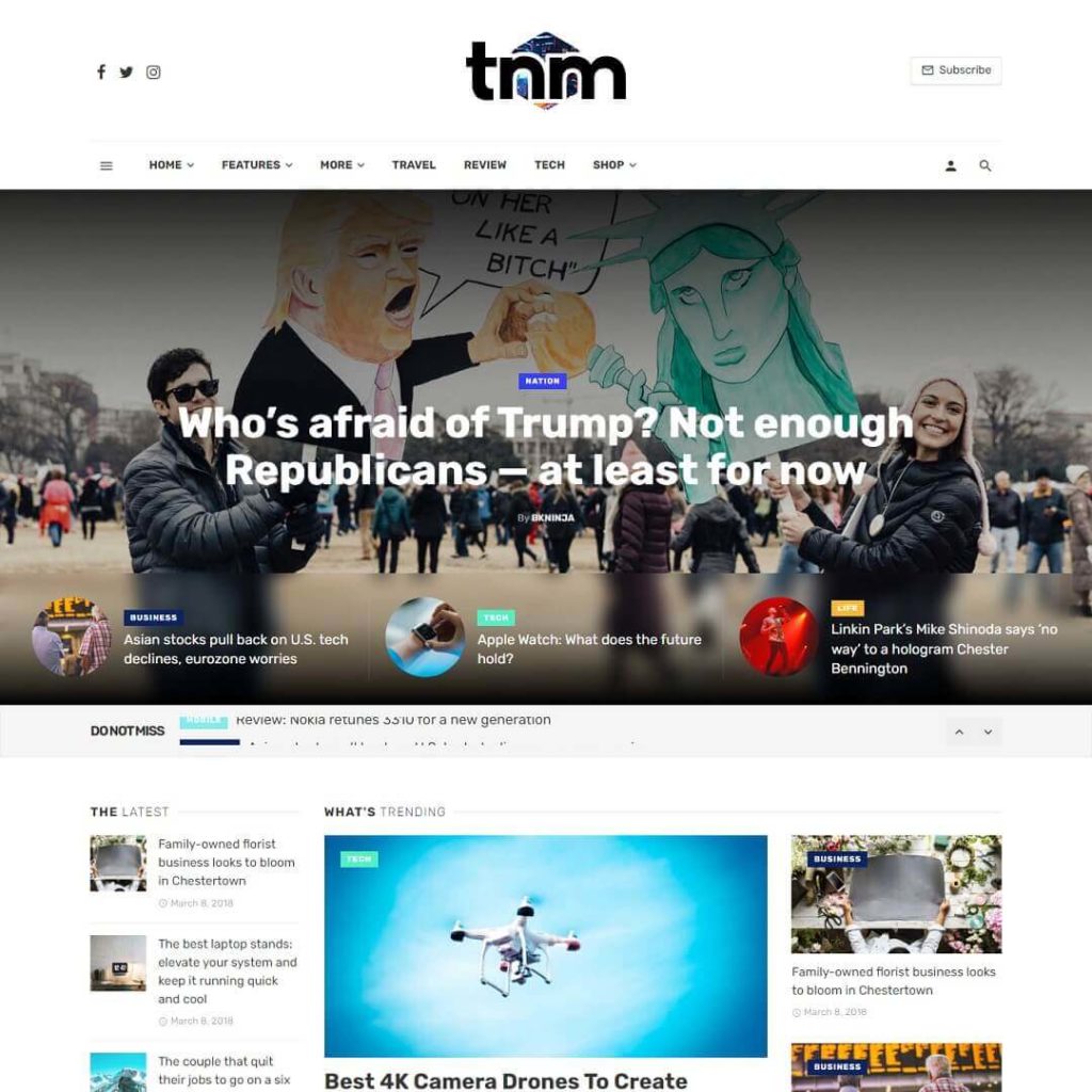 The Next Mag - News and Magazine WordPress Theme