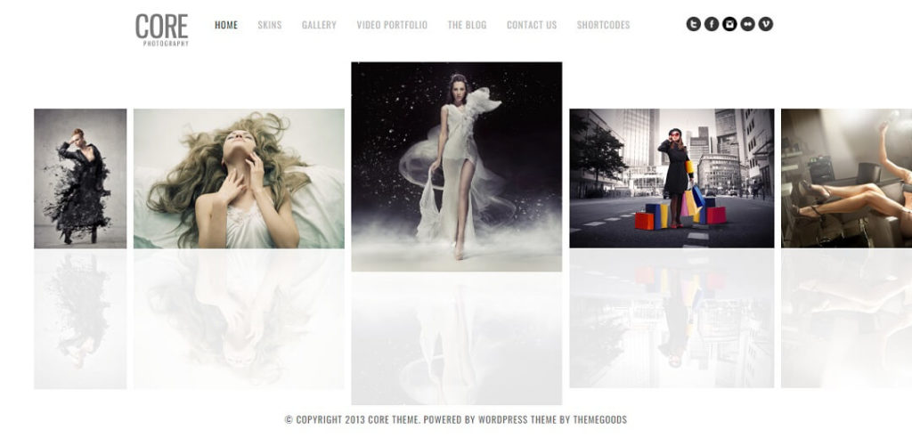 Core - WordPress Photography Themes