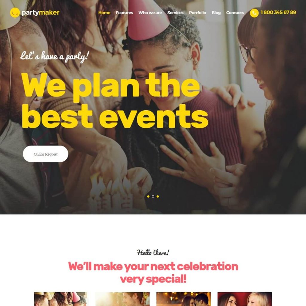 PartyMaker - Popular Event WordPress Themes