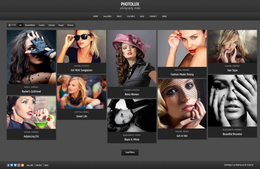 Photolux - WordPress Photography Themes