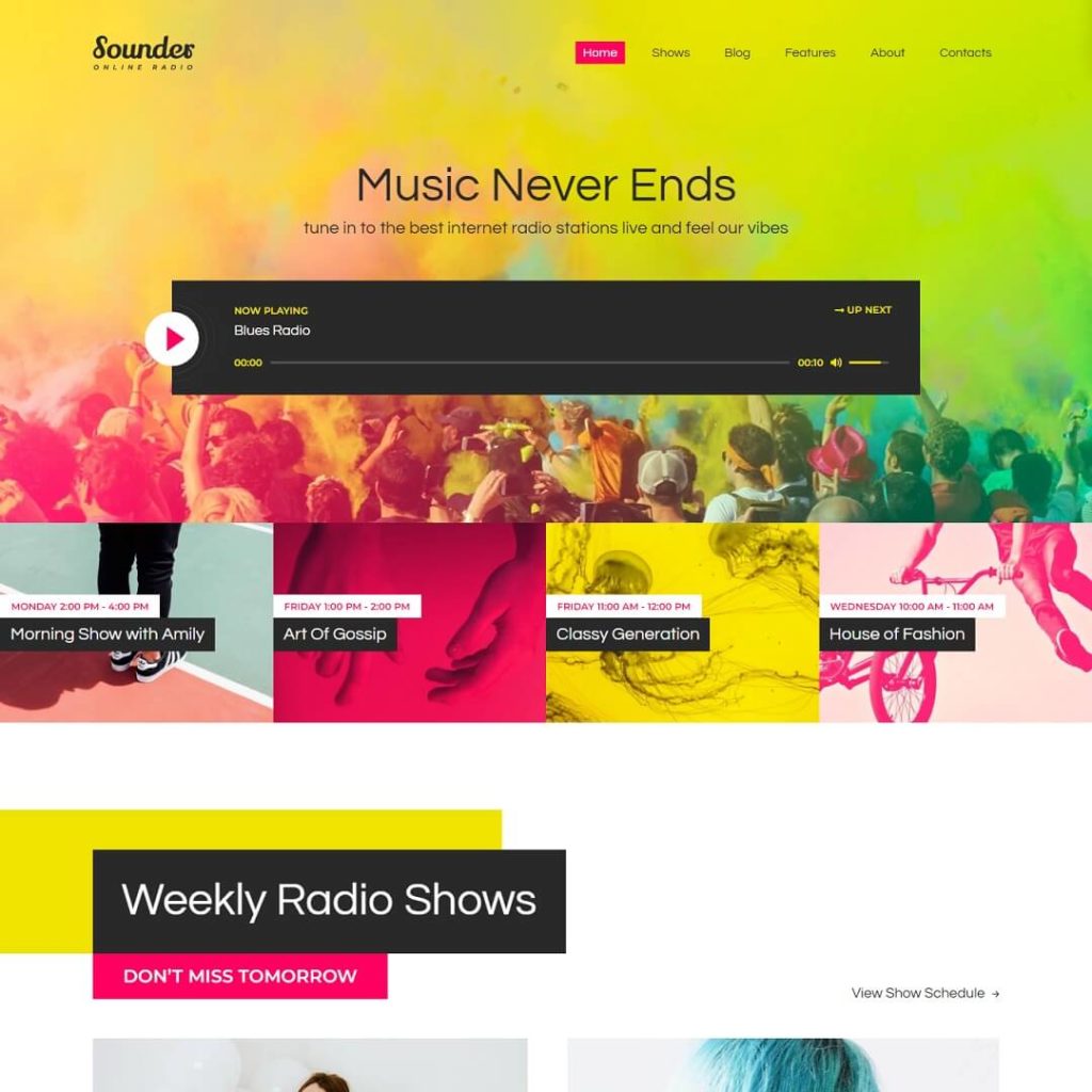 Sounder - Classical Music WordPress Themes