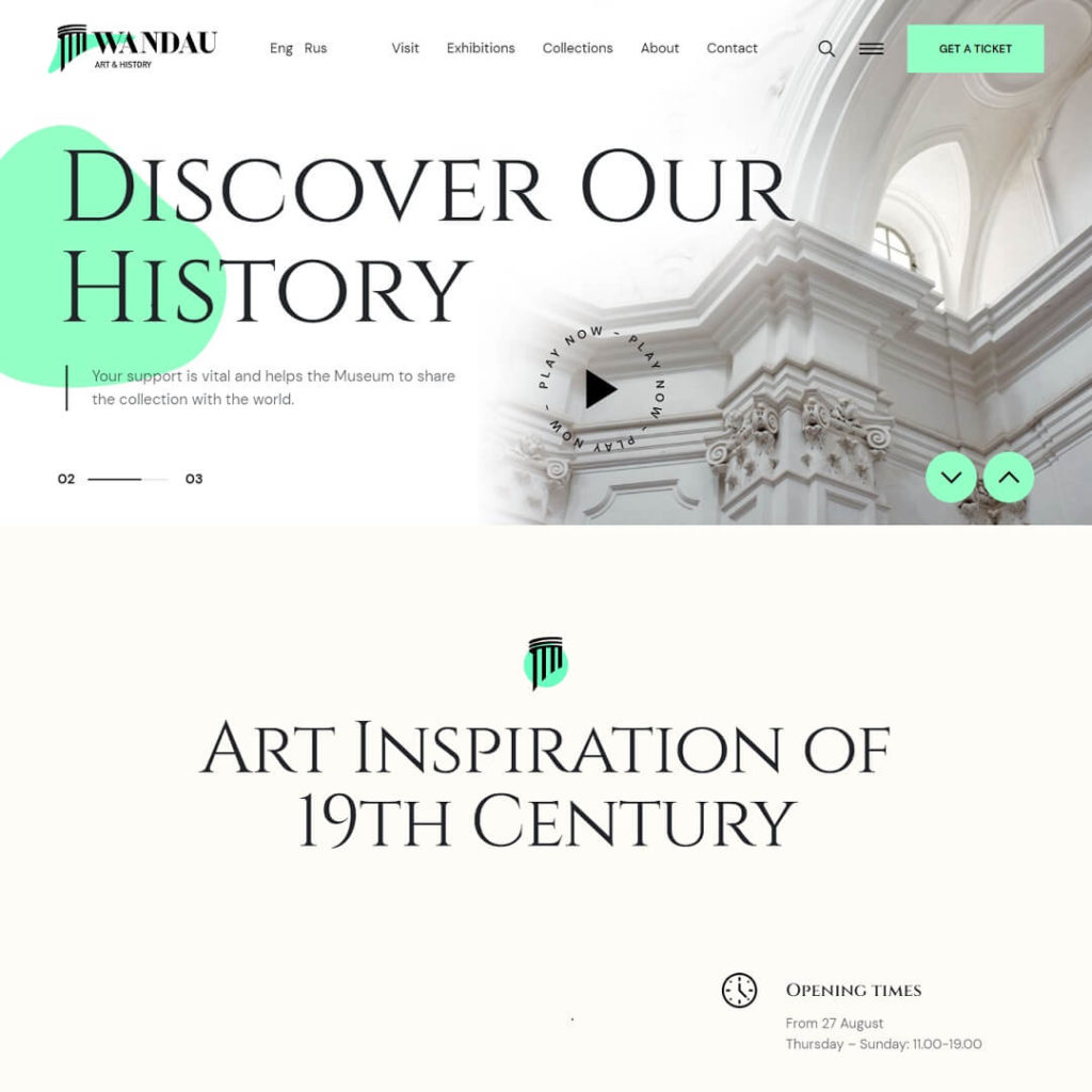 Wandau - Antiques and Art Gallery WordPress Themes