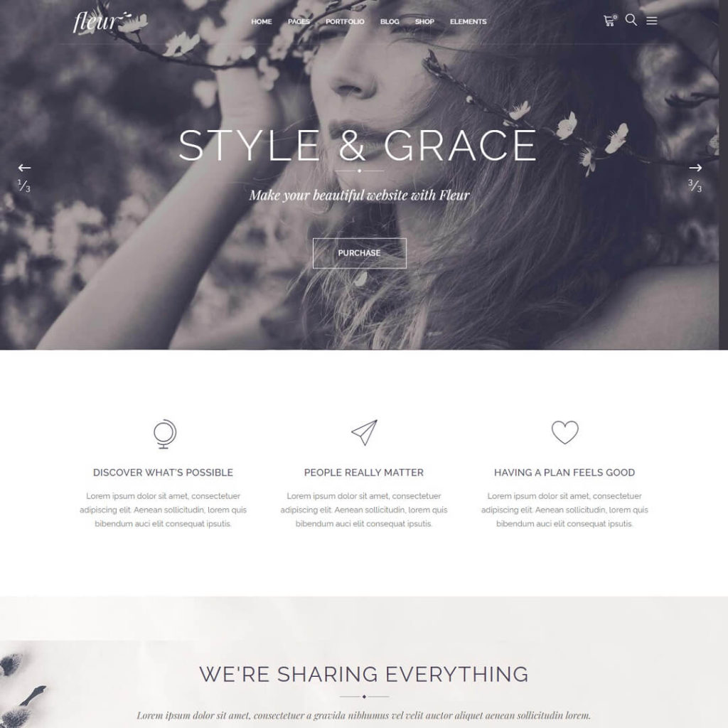 Fleur - Wedding WordPress Themes