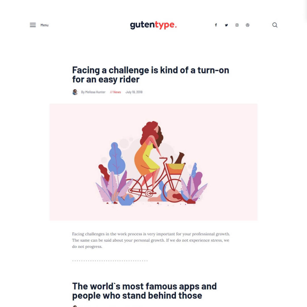 Gutentype - WordPress Lifestyle Blog Themes