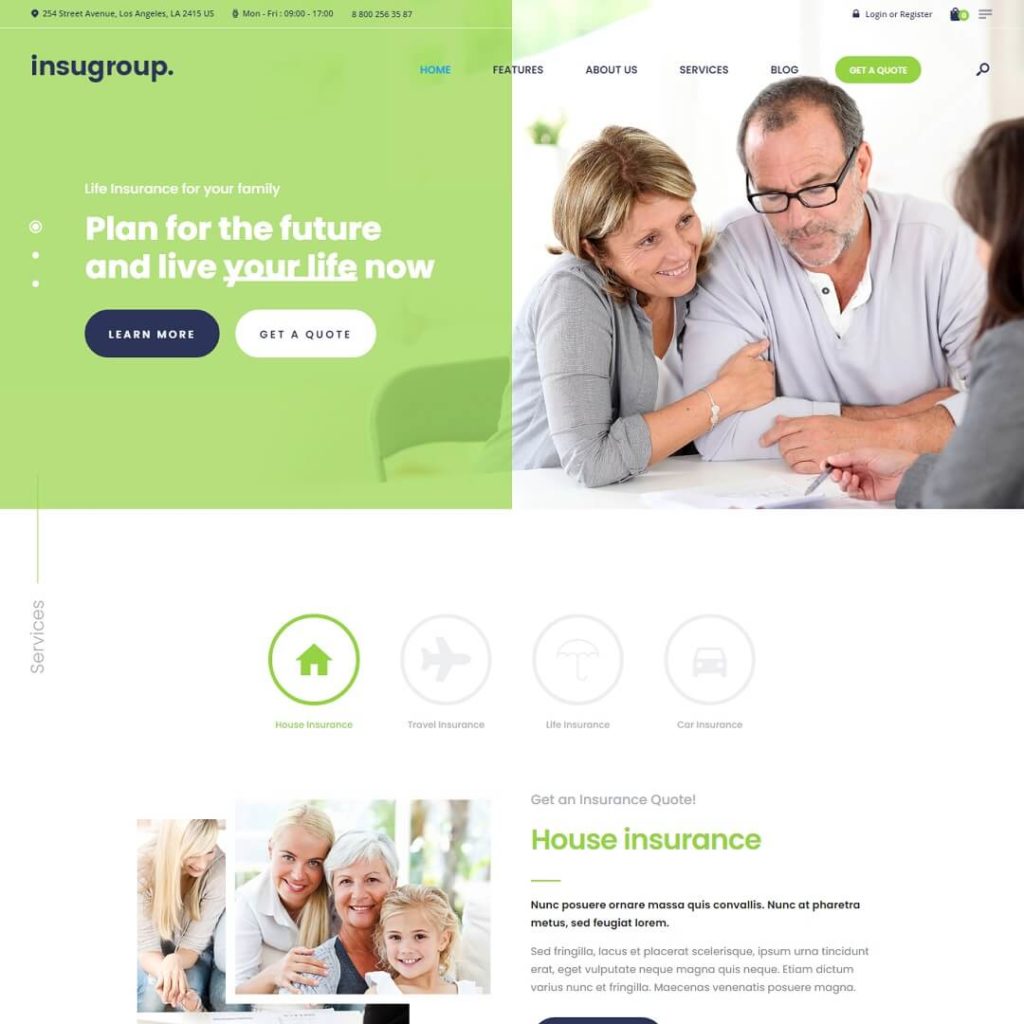 Insugroup - Insurance Website Templates