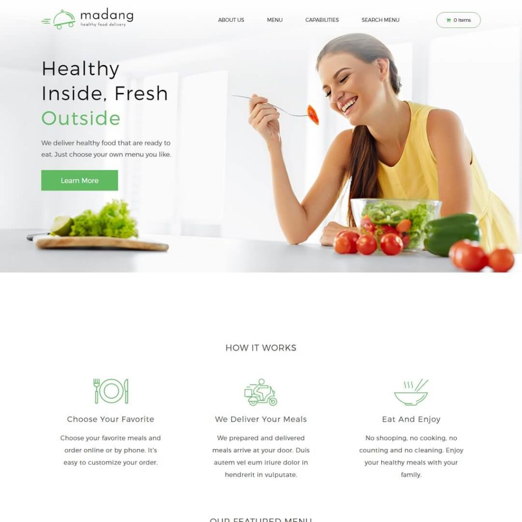 Madang - Powerful Food Blog WordPress Themes