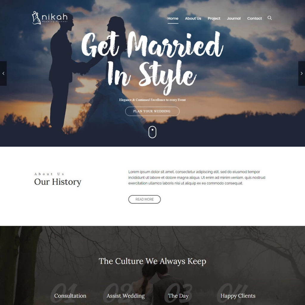 Nikah - Wedding WordPress Themes