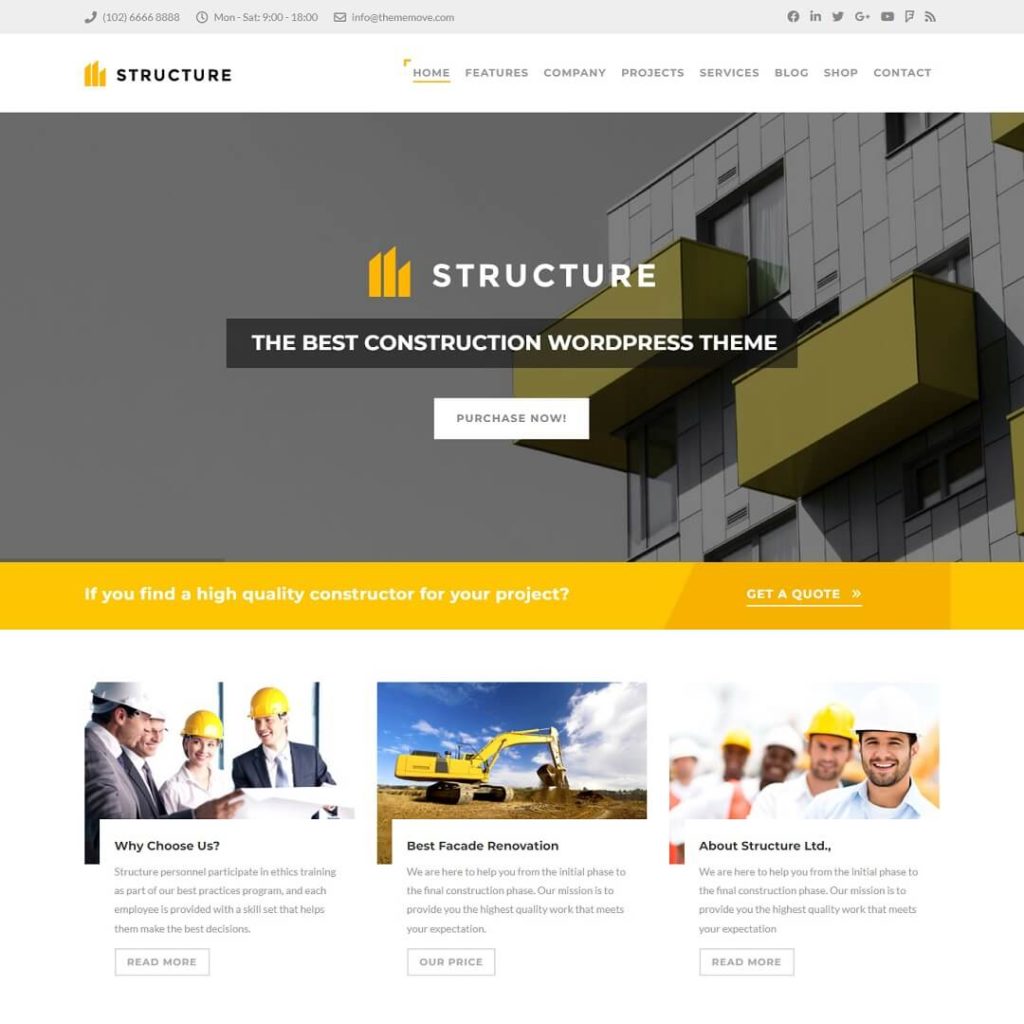 Structure - WordPress Theme