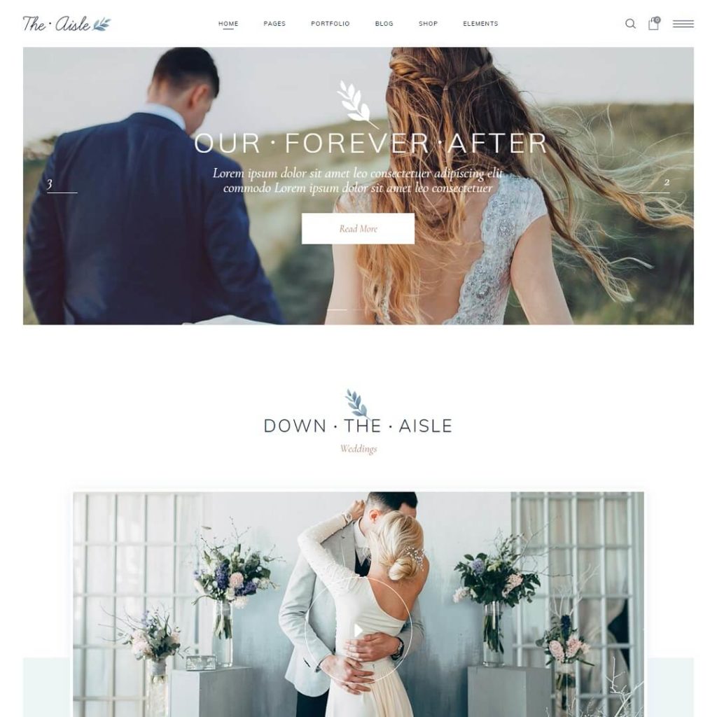 The Aisle - Wedding WordPress Themes