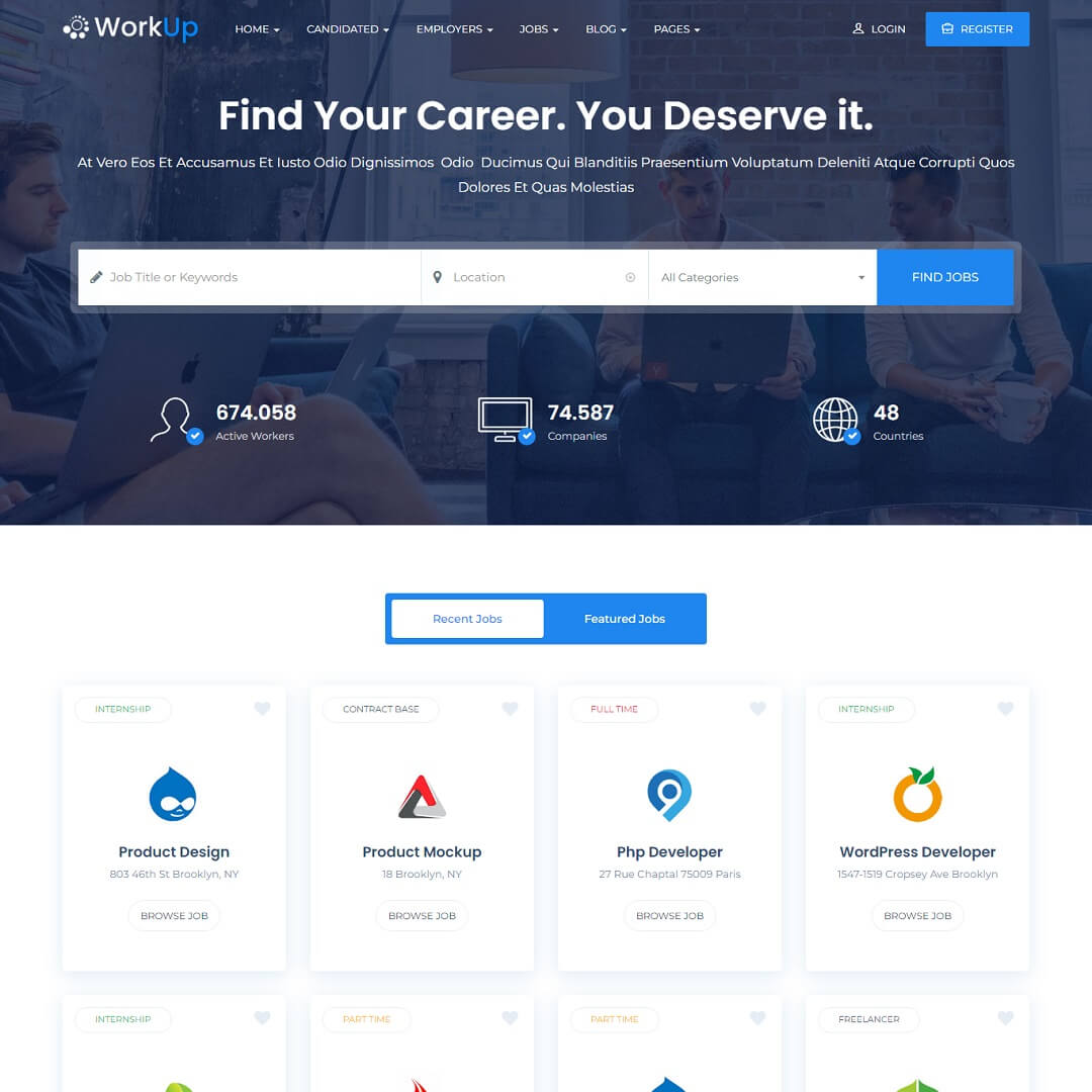 The Best 18 Job Board WordPress Themes for Listing Jobs in 2023