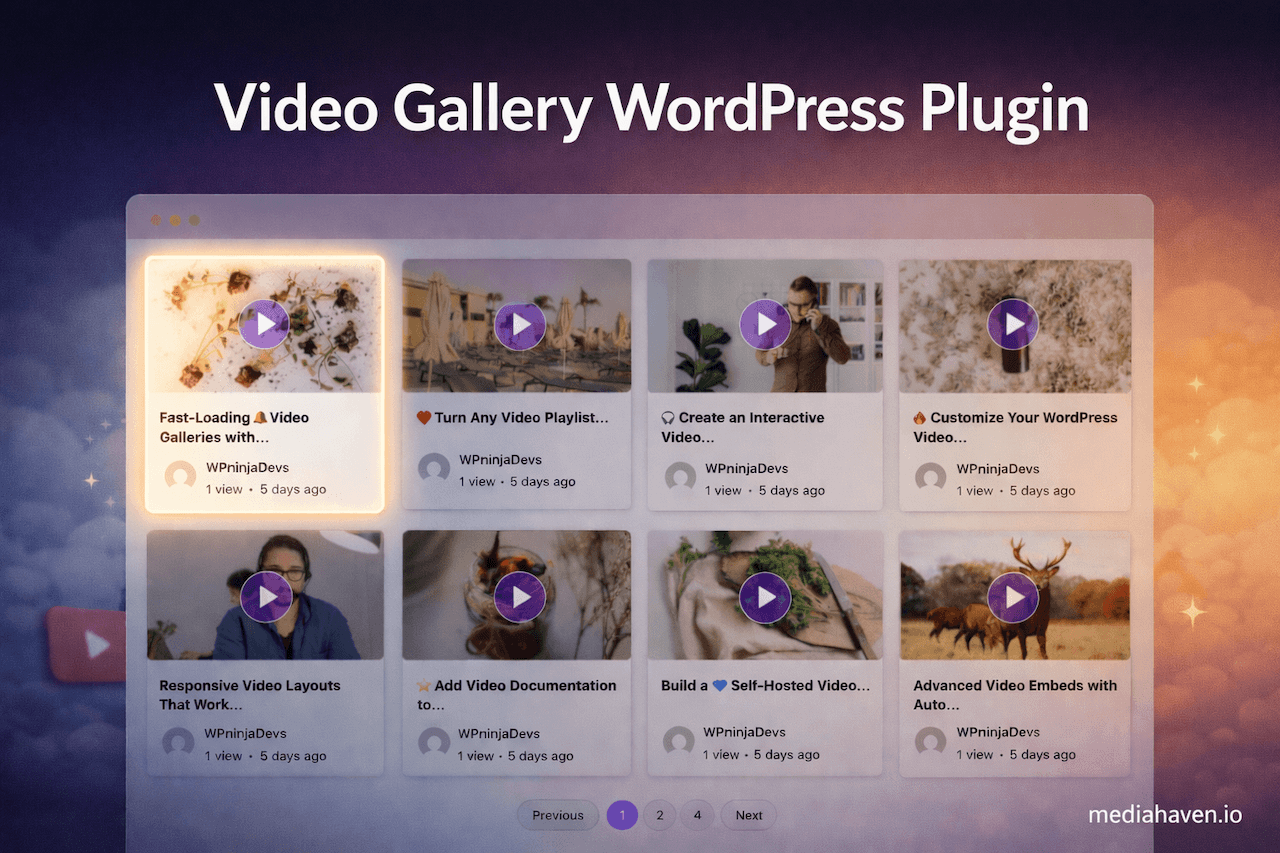 Best WordPress Video Gallery Plugins in 2026 (Free & Paid Compared)